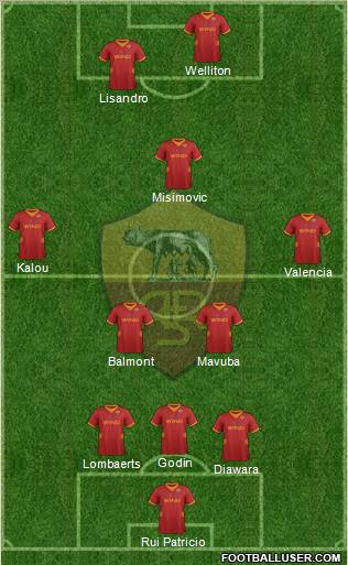 AS Roma Formation 2012