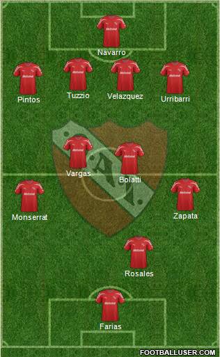 Independiente Formation 2012