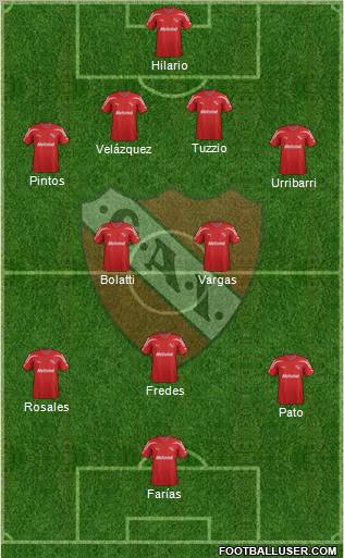 Independiente Formation 2012