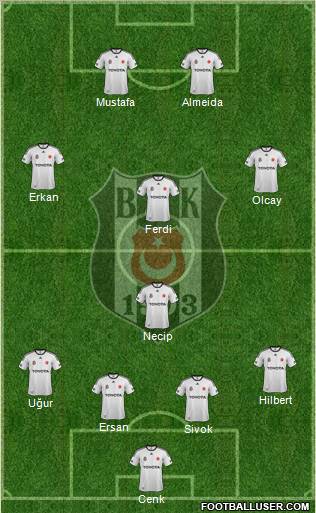 Besiktas JK Formation 2012