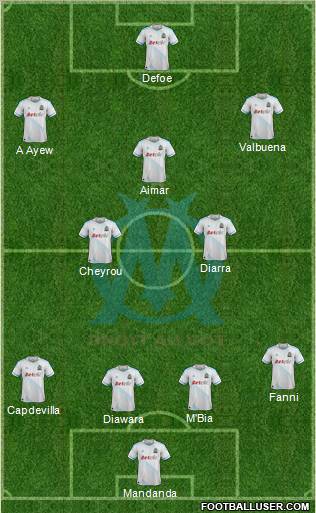Olympique de Marseille Formation 2012