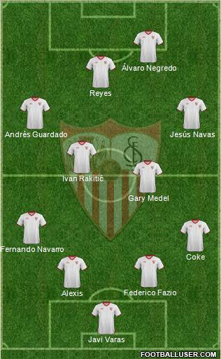 Sevilla F.C., S.A.D. Formation 2012