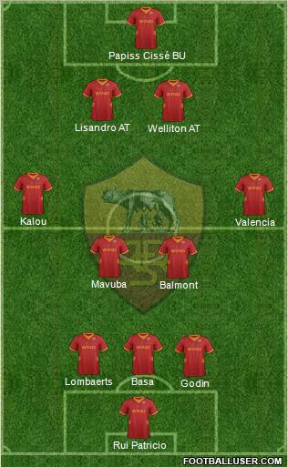 AS Roma Formation 2012