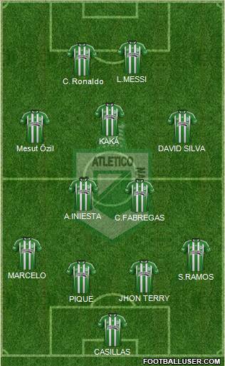 CDC Atlético Nacional Formation 2012