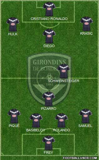 FC Girondins de Bordeaux Formation 2012