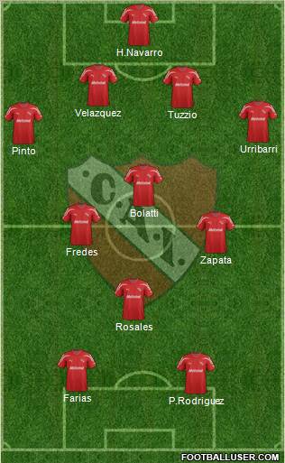 Independiente Formation 2012