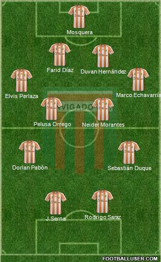 CD Envigado FC Formation 2012