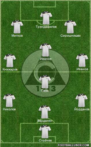 Slavia (Sofia) football formation