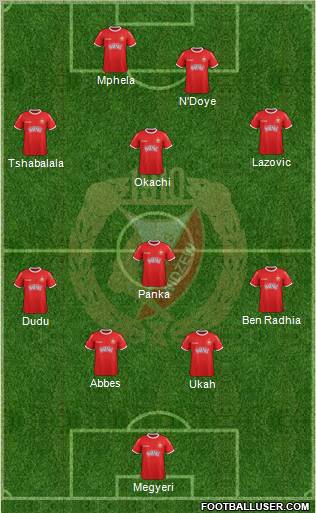 Widzew Lodz Formation 2012
