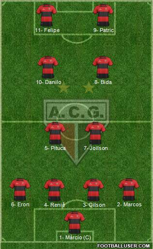 Atlético C Goianiense Formation 2012