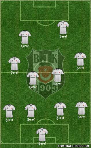 Besiktas JK Formation 2012