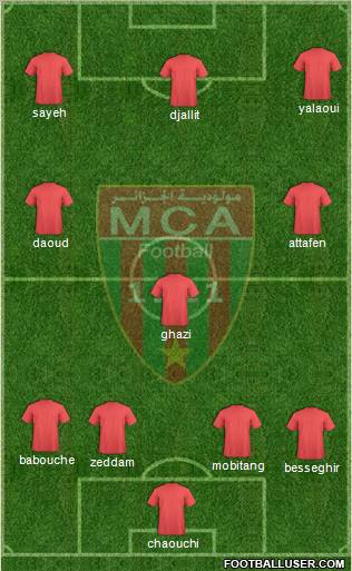 Mouloudia Club d'Alger Formation 2012