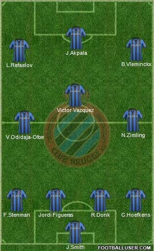 Club Brugge KV Formation 2012
