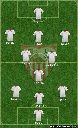 Sevilla F.C., S.A.D. Formation 2012