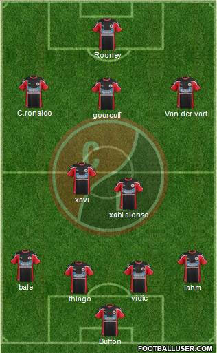 CN Cúcuta Deportivo 4-4-1-1 football formation