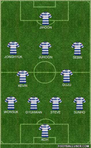 Queens Park Rangers Formation 2012