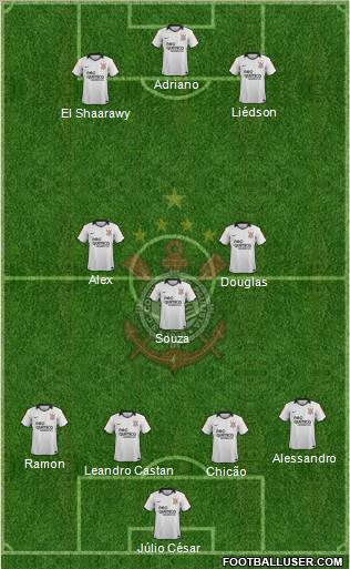 SC Corinthians Paulista Formation 2012