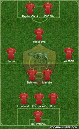 AS Roma Formation 2012