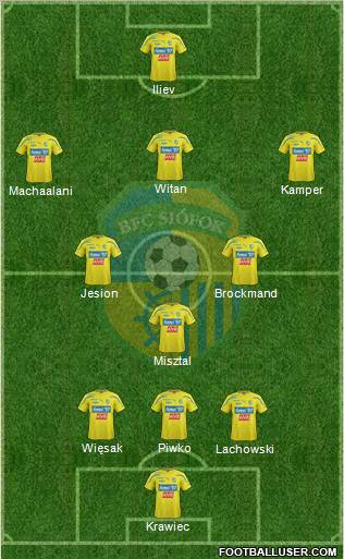 Bodajk FC Siófok Formation 2012