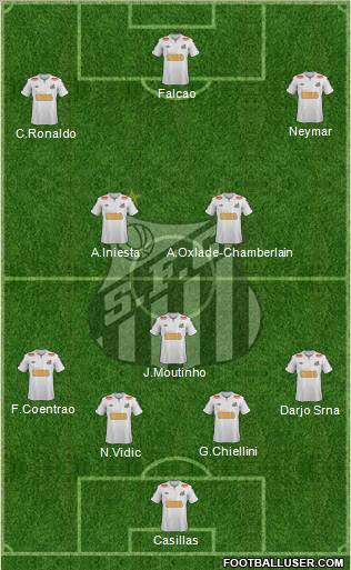 Santos FC Formation 2012