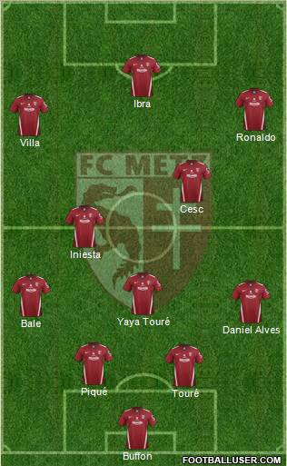 Football Club de Metz Formation 2012