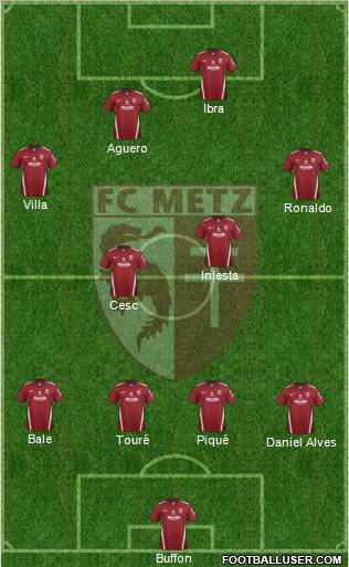 Football Club de Metz Formation 2012