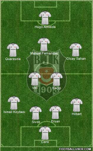 Besiktas JK Formation 2012