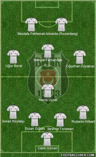 Besiktas JK Formation 2012