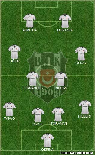 Besiktas JK Formation 2012