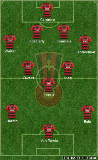 NK Celik Zenica Formation 2012