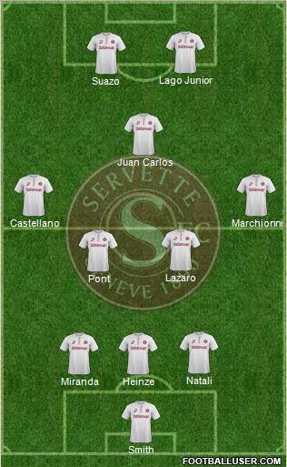 Servette de Genève Football Formation 2012