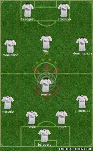 SC Corinthians Paulista Formation 2012