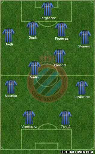 Club Brugge KV Formation 2012
