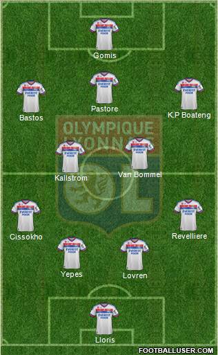 Olympique Lyonnais Formation 2012