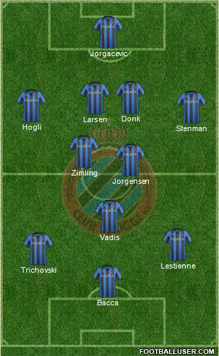 Club Brugge KV Formation 2012