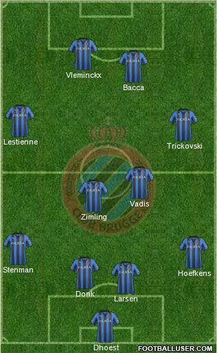 Club Brugge KV Formation 2012