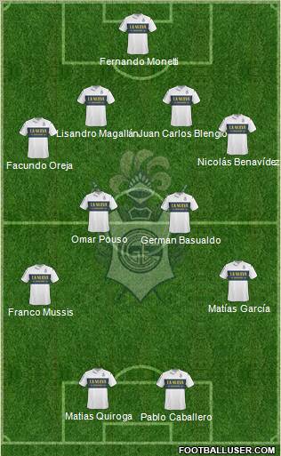 Gimnasia y Esgrima de La Plata Formation 2012