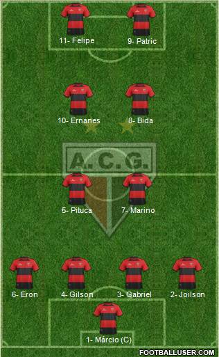 Atlético C Goianiense Formation 2012