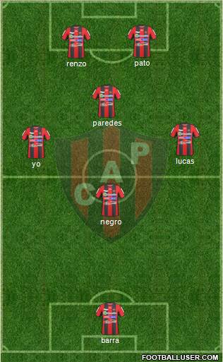 Patronato de Paraná football formation