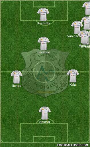 Amiens Sporting Club Football Formation 2012