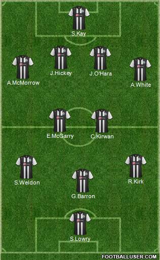 Newcastle United Formation 2012