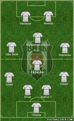 Besiktas JK Formation 2012