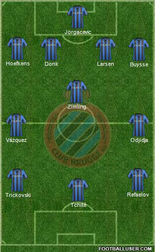 Club Brugge KV Formation 2012