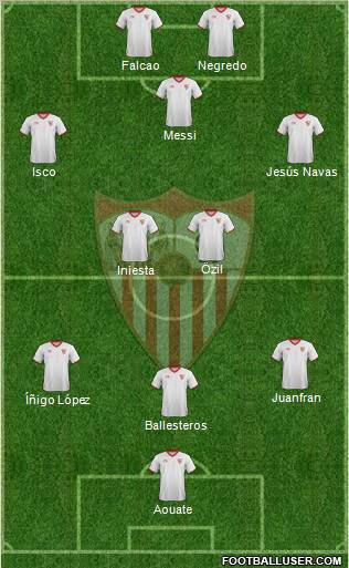 Sevilla F.C., S.A.D. Formation 2012