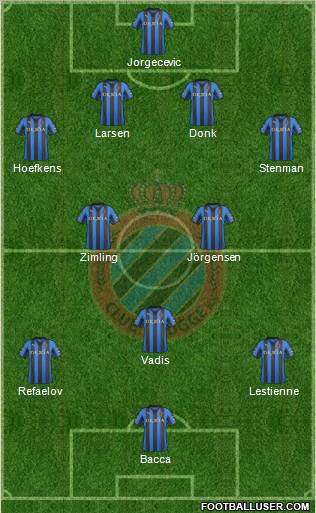 Club Brugge KV Formation 2012