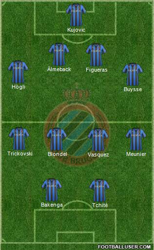 Club Brugge KV Formation 2012