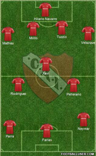Independiente Formation 2012