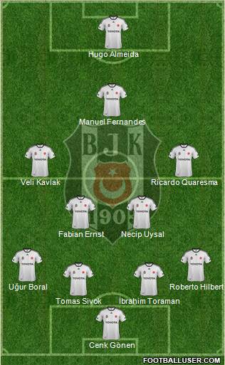 Besiktas JK Formation 2012