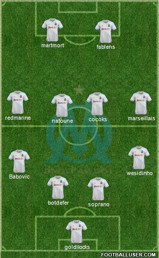Olympique de Marseille Formation 2012