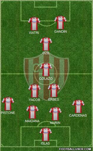 Unión de Santa Fe Formation 2012